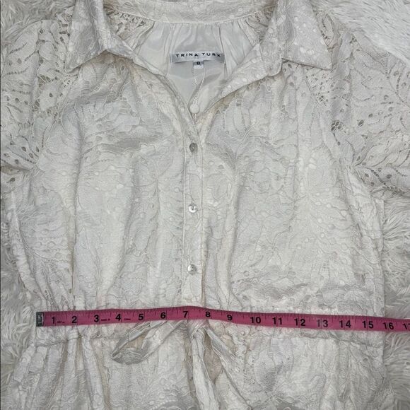 Trina Turk White Lace Midi Dress - Picture 12 of 13